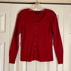 Red Ann Taylor cardigan